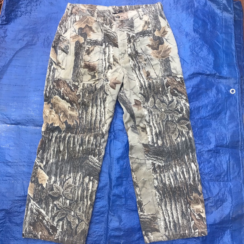 vintage made in usa insulated camo pants